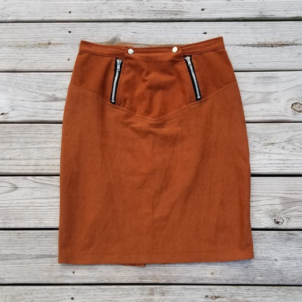 Suede Skirt